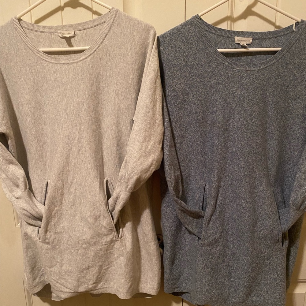 Garnet Hill Light Gray Heather Tee